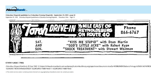 The East Main Corridor (1965)/ The First Name of This Drive-In