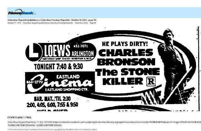 Charles Bronson--Number Eight Box Office Star (1973)