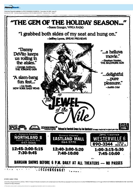 Michael Douglas--Number Nine Box Office Star (1985)