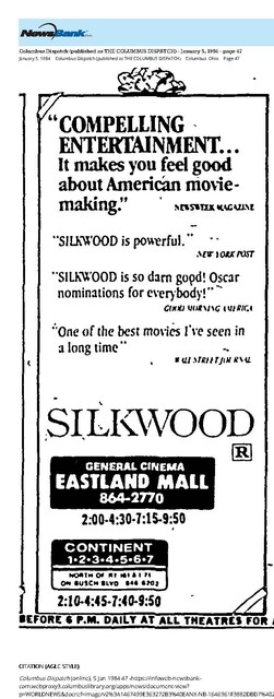 Meryl Streep--Number Ten Box Office Star (1984)
