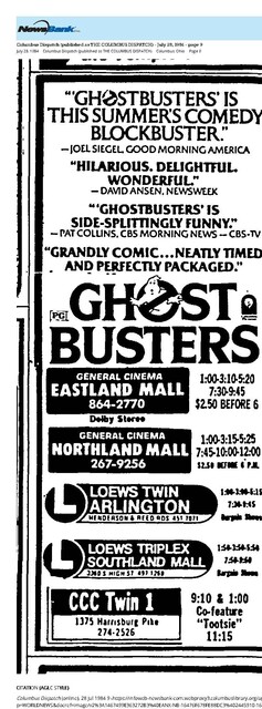 Bill Murray--#2 Box Office Star (1984)/Dan Ackroyd--#9 Box Office Star (1984)