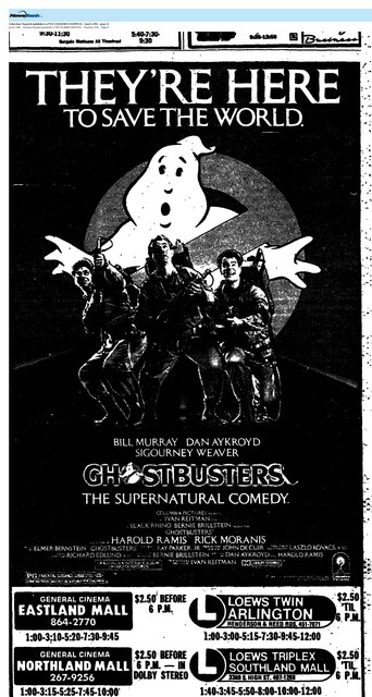 Bill Murray--#2 Box Office Star (1984)/Dan Ackroyd--#9 Box Office Star (1984)