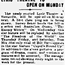 Lyric Theatre 114 Stephen Street, Melbourne, VIC - GRAND OPENING 1918