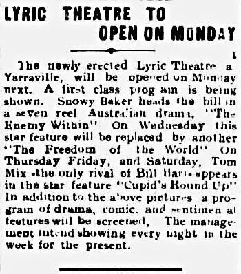 Lyric Theatre 114 Stephen Street, Melbourne, VIC - GRAND OPENING 1918
