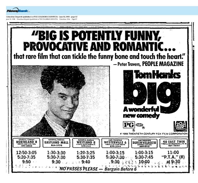 Tom Hanks--Number Three Box Office Star (1988)/His First Year on the List