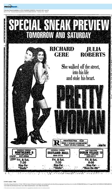 Box Office Stars (1990): Julia Roberts # 2 and Richard Gere # 10