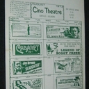 Cino Theater Show Calendar Aug 1973