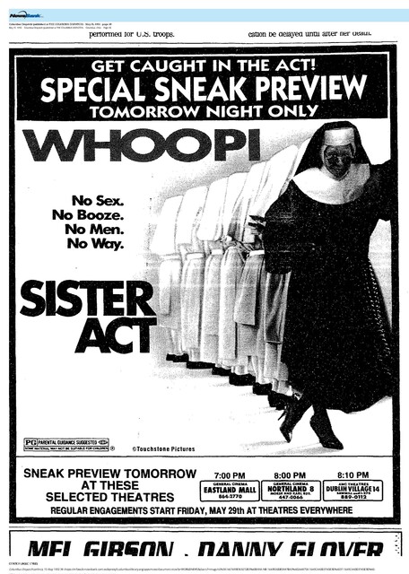 Whoopi Goldberg--Number Six Box Office Star (1992)