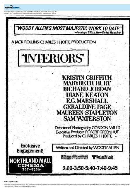 The Great Directors: Woody Allen (1978)/Number Six Box Office Star