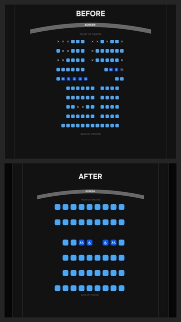 Regal Cinemas Sawgrass 23- Auditorium 12 Layout