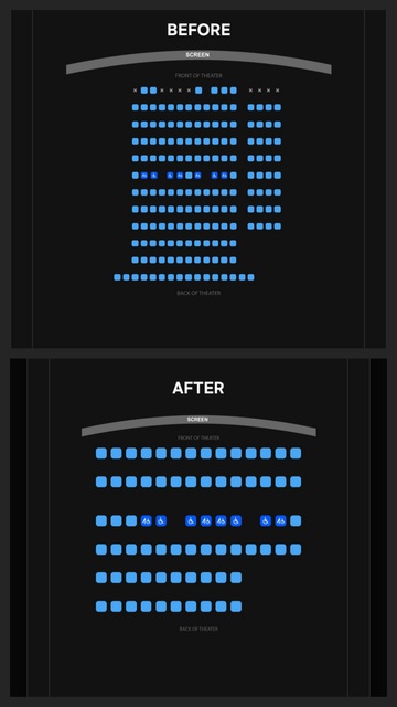 Regal Cinemas Sawgrass 23- Auditorium 13 Layout