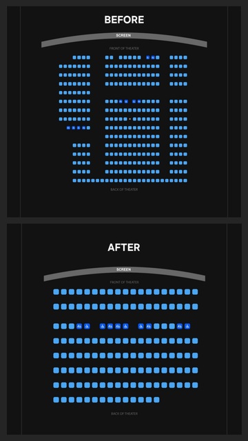Regal Cinemas Sawgrass 23- Auditorium 14 Layout