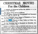 <p>December 24, 1929. Strand and other area venues.</p>
              