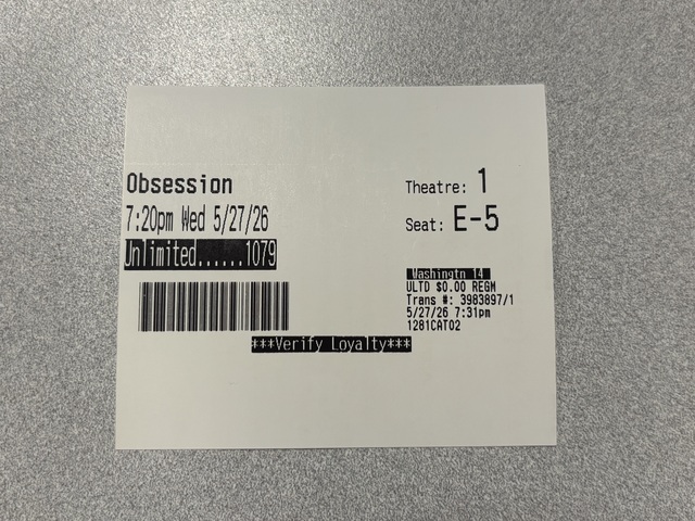 United Artists Washington Township 14 Ticket Stub