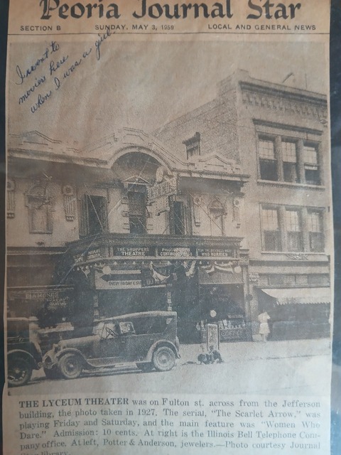 From 1959 Peoria Journal Star (Illinois) Article