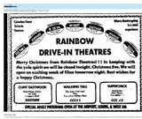 Rainbow Drive-In Theatres Circuit (1973) Brr...How many see a movie in the winter?
