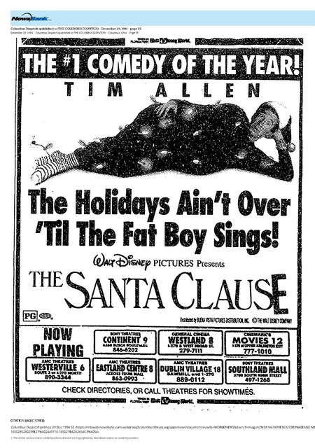 Tim Allen--Number Six Box Office Star/His Only Year on the List (1994)