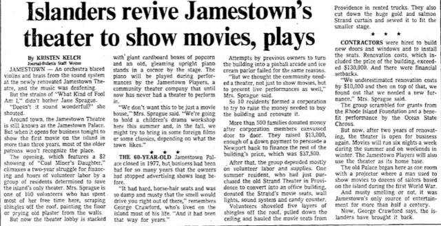 Jamestown Theatre