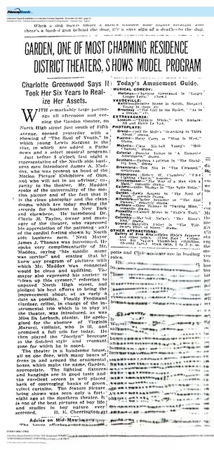 Account of the Opening Day at the Garden (1920)