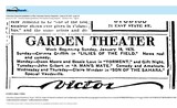 Week Beginning Sunday, January 18, 1925