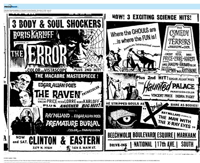 The East Main Corridor (1964)/American International Pictures Horror