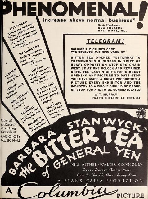Trade Ad (1933)