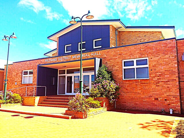 Williams Shire Hall Growse Street and Brooking Street, Williams, WA 