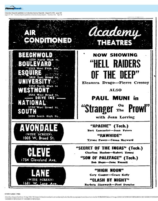 Academy Theatres Circuit (1954)