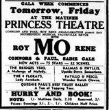 Princess Theatre 163 Spring Street, Melbourne, VIC - 1936