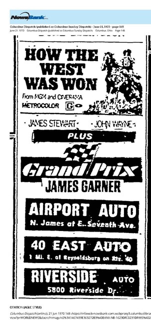 The East Main Corridor (1970)/A Long Night at the Drive-In:: Two Roadshows
