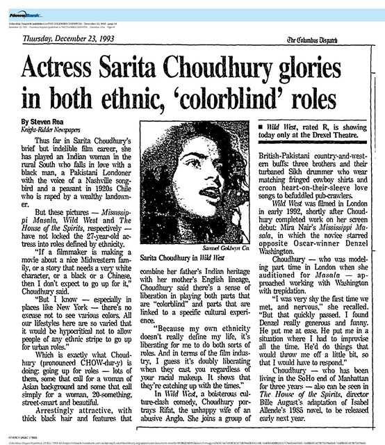 Sarita Choudhury (1993)