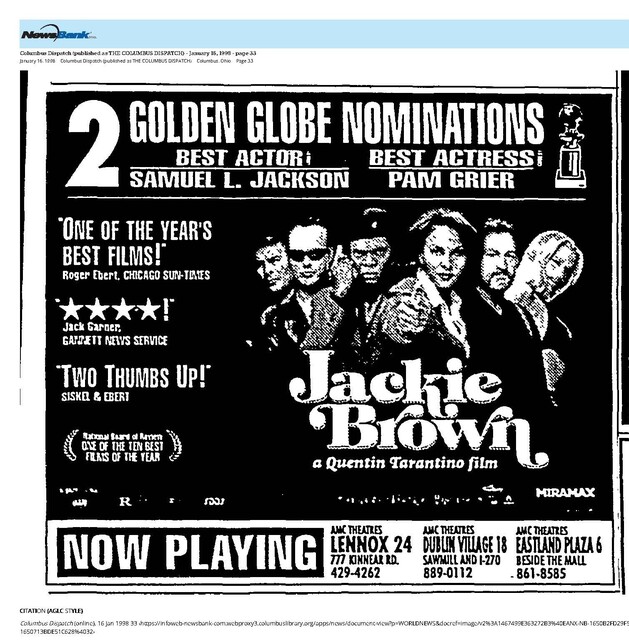 The Great Directors: Quentin Tarantino (1998) / 6 Weeks and ! Day Run