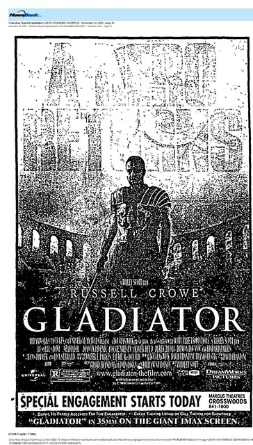 Russell Crowe--Number Five Box Office Star (2000)