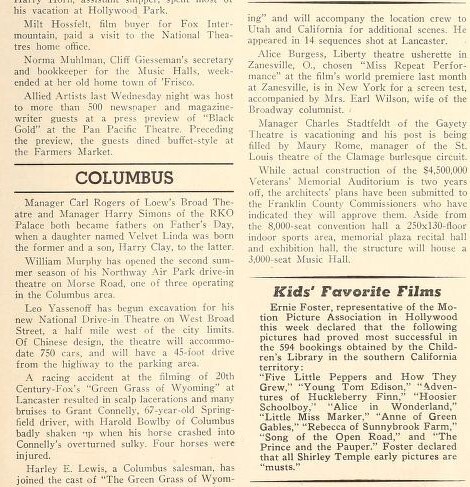 June 1947 News