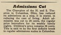 Admissions Cut (1948)