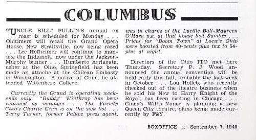 September 1940 News