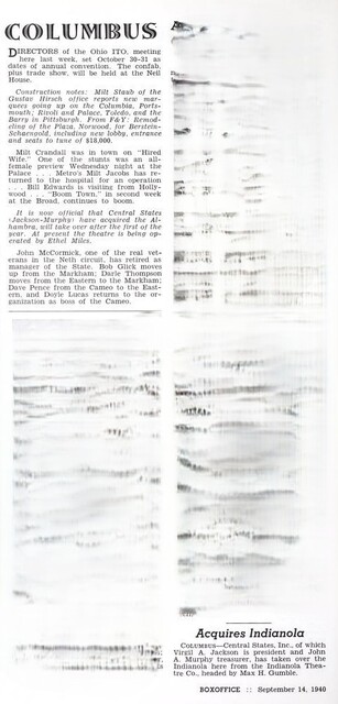 September  1940 News
