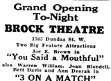 Brock Theatre