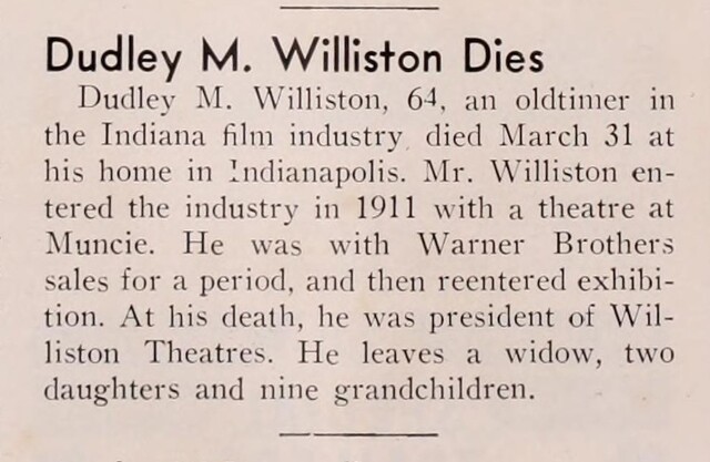 Theater Showman and More (1955), R.I.P.