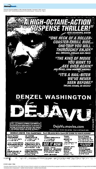 Denzel Washington--Number Four Box Office Star (2006)