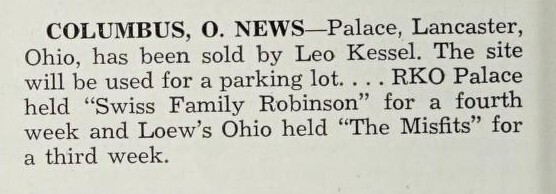 They Tore Down the Palace and Put Up a Parking Lot (1961)