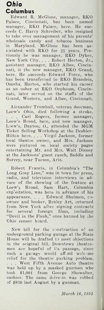 March 1955 News