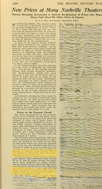 African American Theaters (1917)