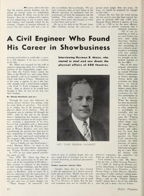 Theater Showman and More (1938)