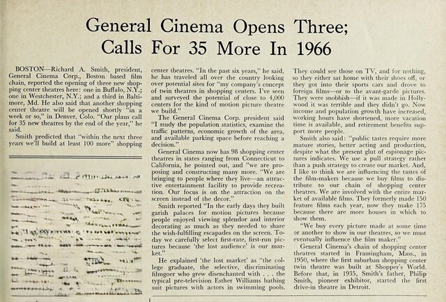 The Rise of General Cinema (1966)