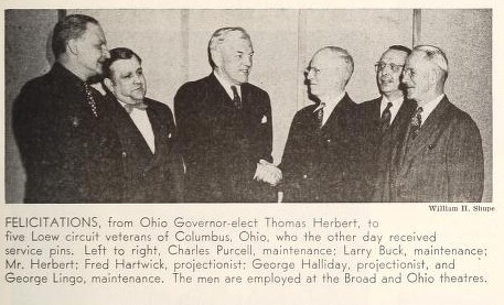 Service Pins for Honored Employees (1947)