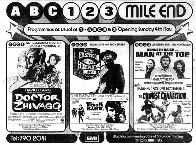 Nov 1973 ABC Mile End gets tripled