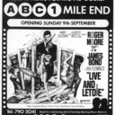 ABC Mile End 1973 Bond and tripling announcement