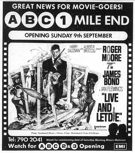 ABC Mile End 1973 Bond and tripling announcement