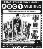 ABC Mile End 1973 Bond and tripling announcement